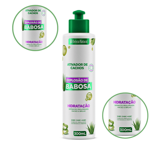 Ativador de Cachos Explosão de Babosa 300ml | bn.Cachos Ativador de Cachos Explosão de Babosa 300ml | bn.Cachos